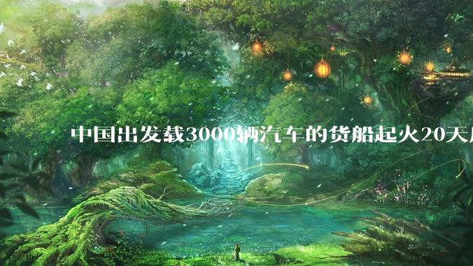 中国出发载3000辆汽车的货船起火20天后沉没，事故的原因可能是什么？海上运输电动汽车起火应怎样处置？